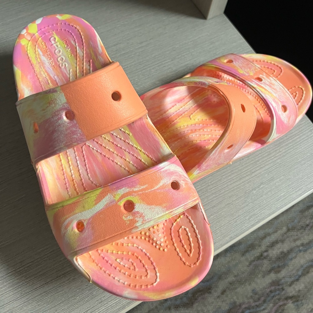 Croc slides Ladies Size 10